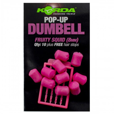 Имитационная приманка Korda Dumbell Pop-Up Fruity Squid 8 mm KPB18