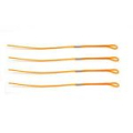 Коннектор Rio Braided Loops 4 Pack with Tubing Regular Lines 3-6 Orange