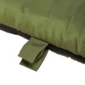 Спальный мешок Nisus Travel Wide Plus 300 (220х106) Hollowfiber зелёный (N-SB-H300-220x106)