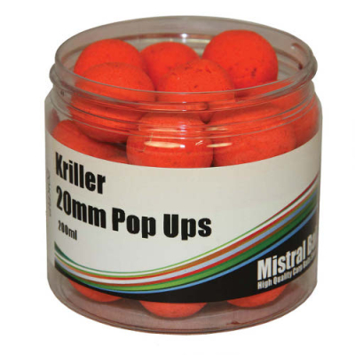 Бойлы Mistral Baits Pop-Up 15mm 200ml KRILLER 15KRP (крилл)