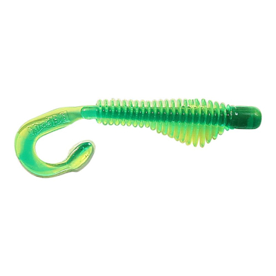 Мягкие приманки B Fish & Tackle Moxi Ringie 3" - Chartreuse/Green Core