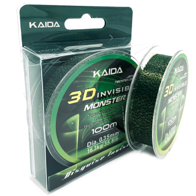 Леска Kaida 3D Invisible Monster 100m 0.16mm