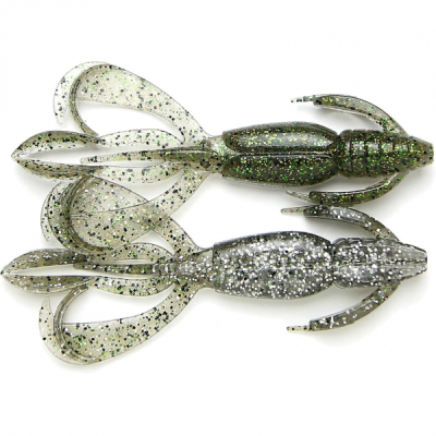 Силиконовая приманка Keitech Crazy Flapper 3.6" - #460 Silver Flash Craw