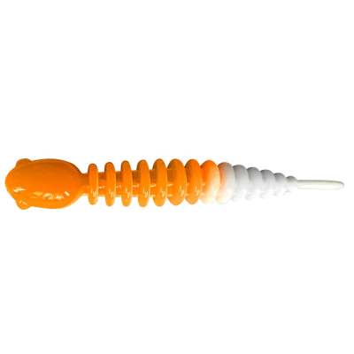 Силиконовая приманка Trout Bait Chub 65 Сыр цв. 10 (White-Orange)