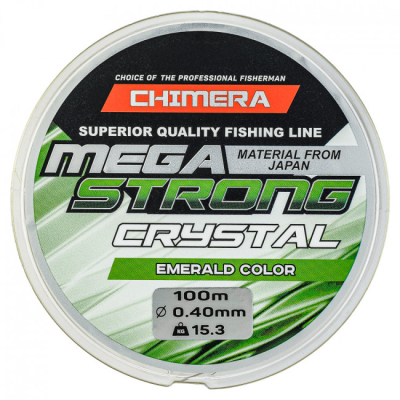 Леска Chimera Megastrong Crystal Emerald Color 100m #0.10