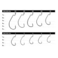 Крючки офсетные Yoshi Onyx Offset Hook Long 2 (BN), Big Eye With Spring, с пружинкой (упак. 5шт.)
