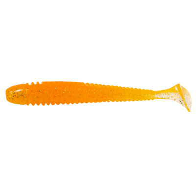 Силиконовая приманка Kaida Salmon 3.5" 9cm 4g Clear Orange HT#006