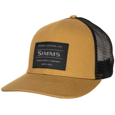 Кепка Simms Original Patch Trucker '21, Dark Bronze