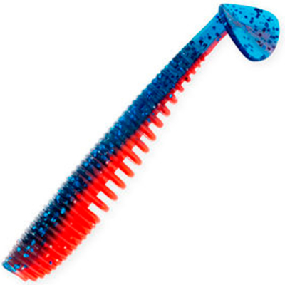 Силиконовая приманка Akara Ribtail 4 10см цвет 469 (4 шт.)