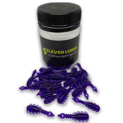 Силиконовые приманки 11Lures Atata цвет Deep Purple