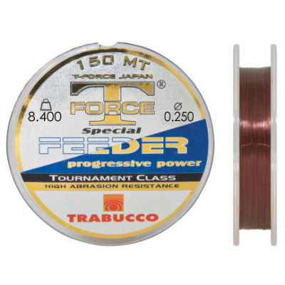 Леска Trabucco T-Force Special Feeder, Dark Brown 150m - 0.180mm 4.60kg