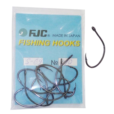 Крючки для блесен FJC Single Hook S-69 №5/0 (10шт./упак)