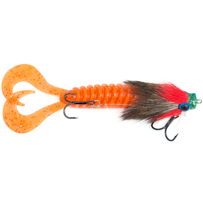 Приманка RSK Fishing MAUS L (диаметр головы 18,5 mm) 21см 65гр тело цвет оранжевый, красно-коричневая голова