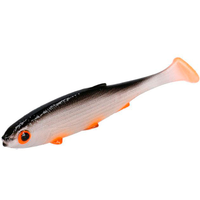 Силиконовая приманка ПЛОТВА Mikado Real Fish 13cm - ORANGE ROACH креветка