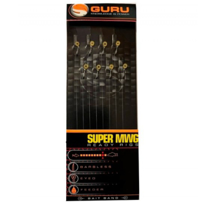 Поводок готовый Guru SMWG Bait Band 4" №12 0,22мм (GRR205)