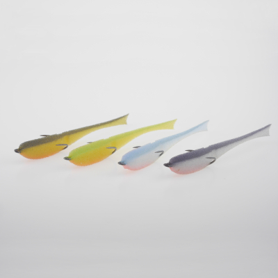 Поролоновая рыбка "Волжский поролон" Slim 120 мм (4 шт/уп) цв. #SET-1