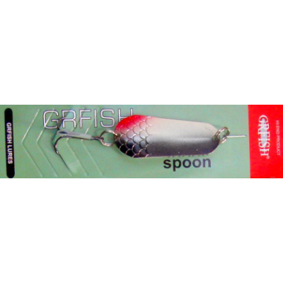 Блесна колеблющаяся Grfish Shtorling Spoon 20g, 58mm, черная