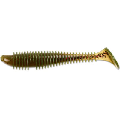 Силиконовая приманка Forsage Fat worm 3.4" 8.5 см #010 Pumpkin black red (5 шт)