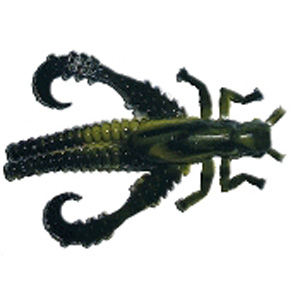 Мягкая приманка BBB Grasshopper-03 Black Opaque Chart