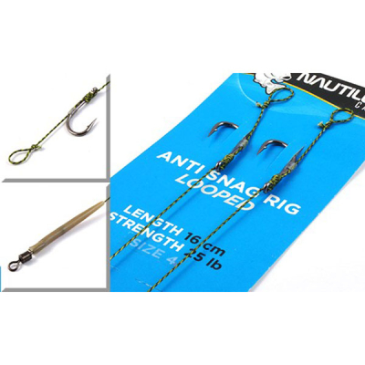 Оснастка волосяная Nautilus Anti Snag Rig 16см 25lb #4