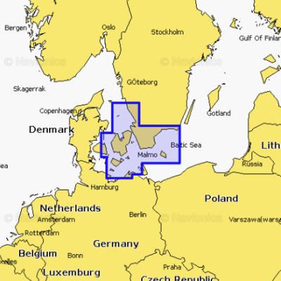 Карта Navionics Sweden South 5G602S2