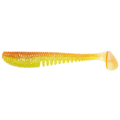 Силиконовая приманка Kaida Squid 4.4" 11cm 10g Orange/Chartreuse-6tilas HT#003