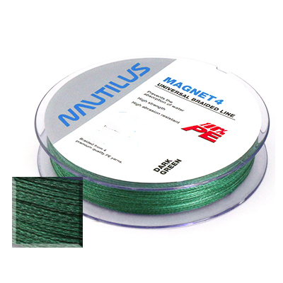 Шнур Nautilus Magnet 4 Green d-0.27 23.9кг 135м