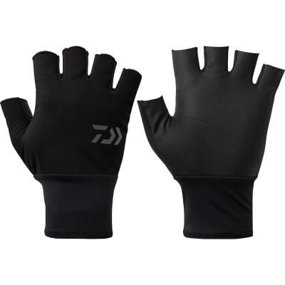 Перчатки Daiwa DG-8125W Windproof Beltless Gloves 5 Cuts [Black] XL