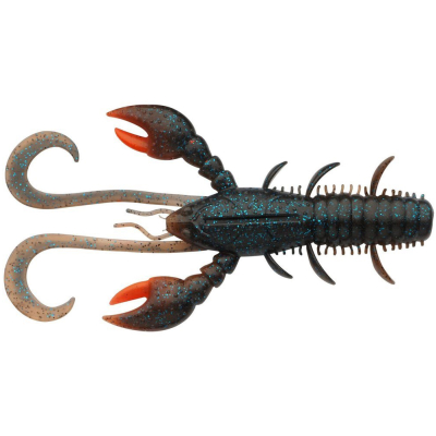 Приманка мягкая Berkley Hollow Craw 10cm Dark Cray Uv Claw 6pc.