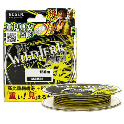 Шнур Gosen PE Wild Jerk Egi 150м #0.8(13lb)