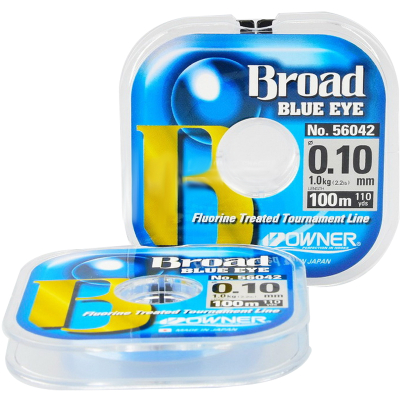 Леска Owner Broad Blue Eye 100м 0,16мм 2,7кг