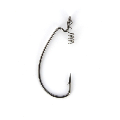 Крючки офсетные Yoshi Onyx Offset Hook Magna HD 6/0 (BN), Big Eye With Spring, с пружинкой (упак. 5шт.)
