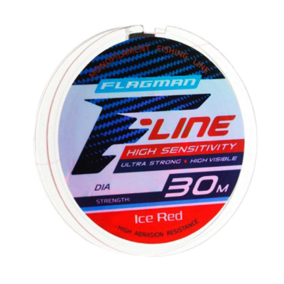 Леска Flagman F-Line Ice Red 30m 0.14мм