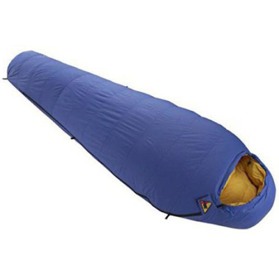 Спальник пуховой Bask Pamirs 600+ S Right Синий/Желтый