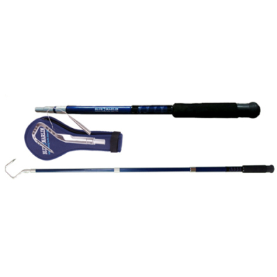 Багор Blue Marlin BMF 4" дюйма голова, телескопический, длина 53cm - 150 cm, 3-х секционный.