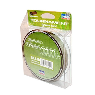 Плетеная леска Daiwa Tournament Specialist 4 Lb (150м) (тёмно-зелёная)