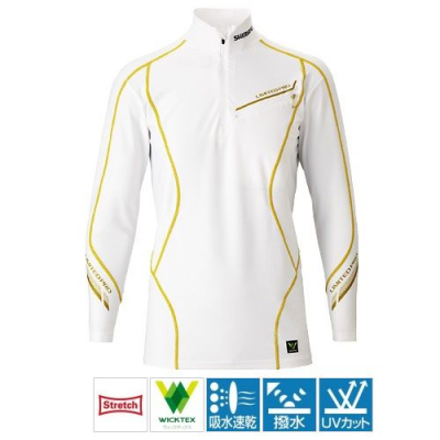 Терморубашка Shimano SH-022L Shirt размер 3L цвет белый