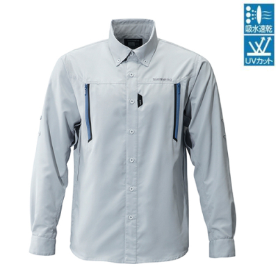 Футболка Shimano Airventi Fishing Shirts SH-099N Серый 2XL (EU. XL)