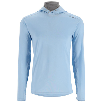 Термофутболка Simms SolarFlex Guide Hoody, Sky/Cinder, L