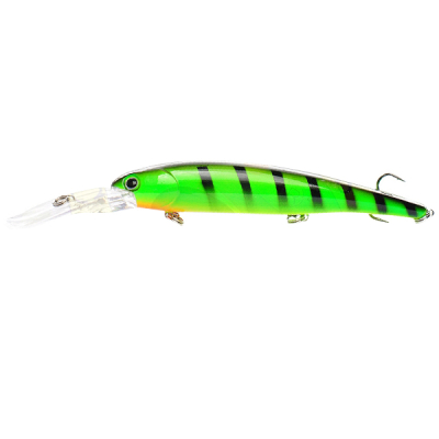 Воблер Grows Culture Bandits Walleye Deep 120мм 17.5гр цвет #15 green&black strip