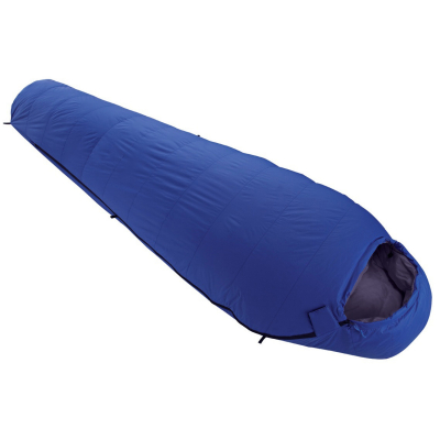 Спальник пуховой Bask Pamirs 700+ XL Right цв. Синий/Серый Тмн