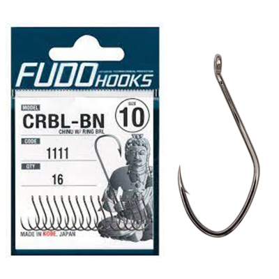 Крючок Fudo CRBL-BN 1111 № 6 (15 шт./уп.)