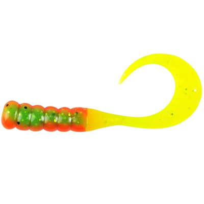 Твистер Berkley Powerbait Ribbontail Grubs 8см цв. Firetiger