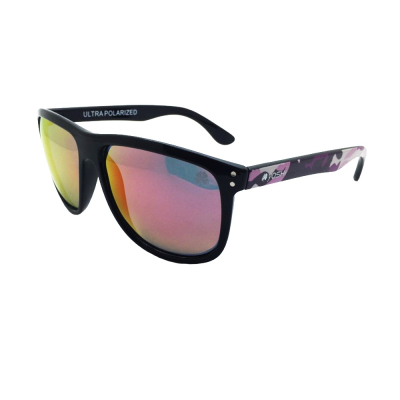 Очки поляризационные Yoshi Onyx дужки розовый                    камуфляж, красные линзы