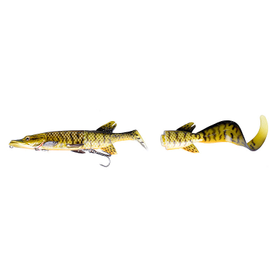 Приманки хвосты Savage Gear 3D LB Hybrid Pike 25 25 05-Muddy Pike 50251