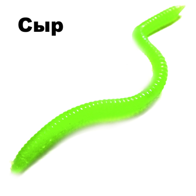 Черви съедобные Garry Angler Worms 30 шт/Cheese #Зеленые