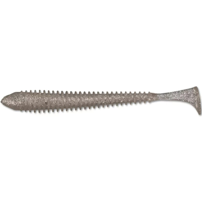 Силиконовая приманка Forsage Tasty worm 4.2" 10.5см #025 Silver (6 шт)