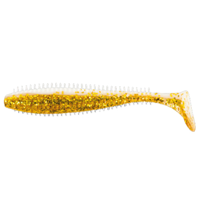 Силиконовая приманка Fox Rage Spikey Shad 9cm - Gold Glitter NSL498