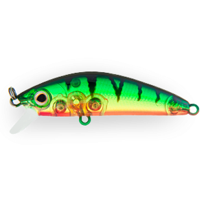 Воблер  Плавающий  6 см  5.8 гр  Загл. 0,3м -0,7м тройники VMC A102G