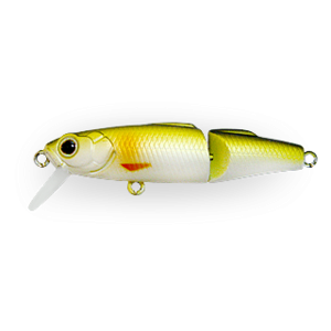 Воблер Тонущий cоставной  4.8 см 2.9 гр  Загл. 0,2м - 0,4м A55S